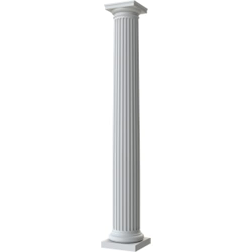 Fluted Round Tapered Fiberglass Columns